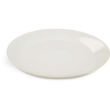 Plato Steffen Ø21Cm Ceramica Blanco