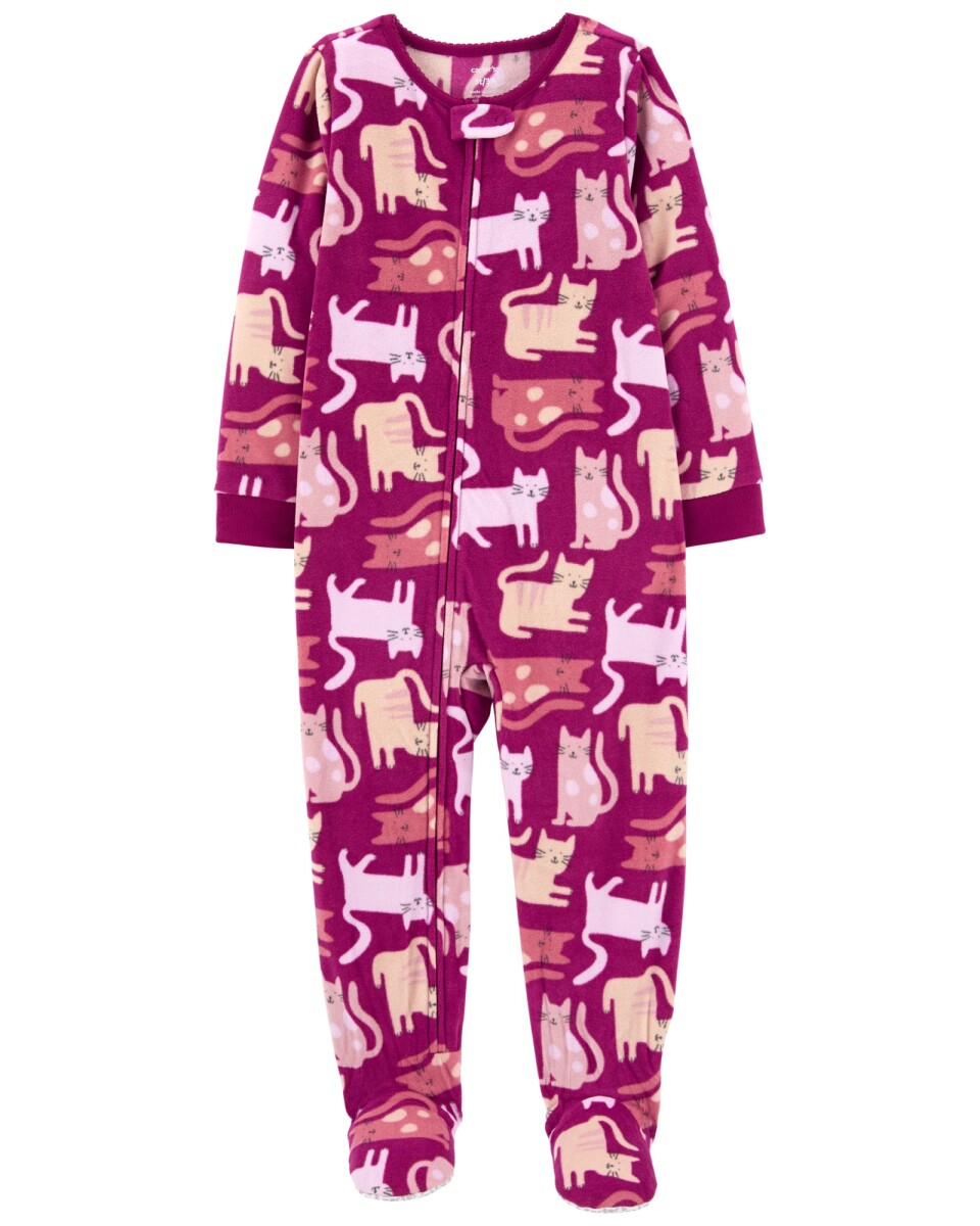 Pijama de micropolar con pie 