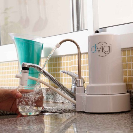 Nuevo Purificador de agua sobremesada Mini DVIGI Blanco BLANCO