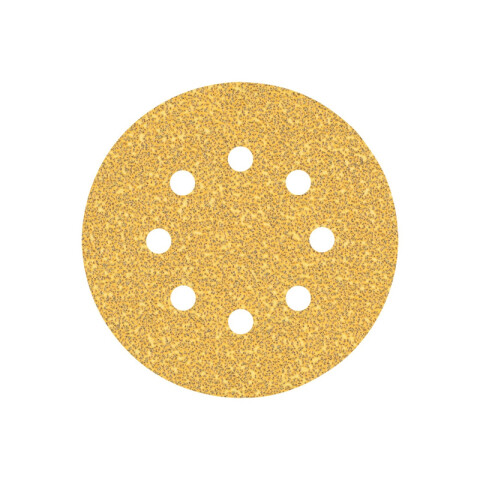 Lija con velcro 125mm grano 180 madera/metal BS4426