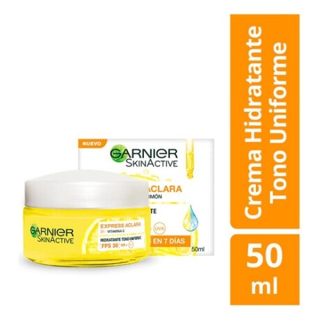 Crema facial Garnier Express Aclara FPS 30 con vitamina C 50ml Crema facial Garnier Express Aclara FPS 30 con vitamina C 50ml