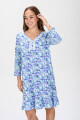 CAMISÓN ESTAMPADO AZUL MULTI