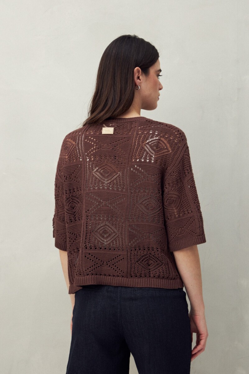 CARDIGAN EMMA Chocolate