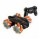 Auto Coche de acrobacia 360 Luces con Control Remoto Naranja