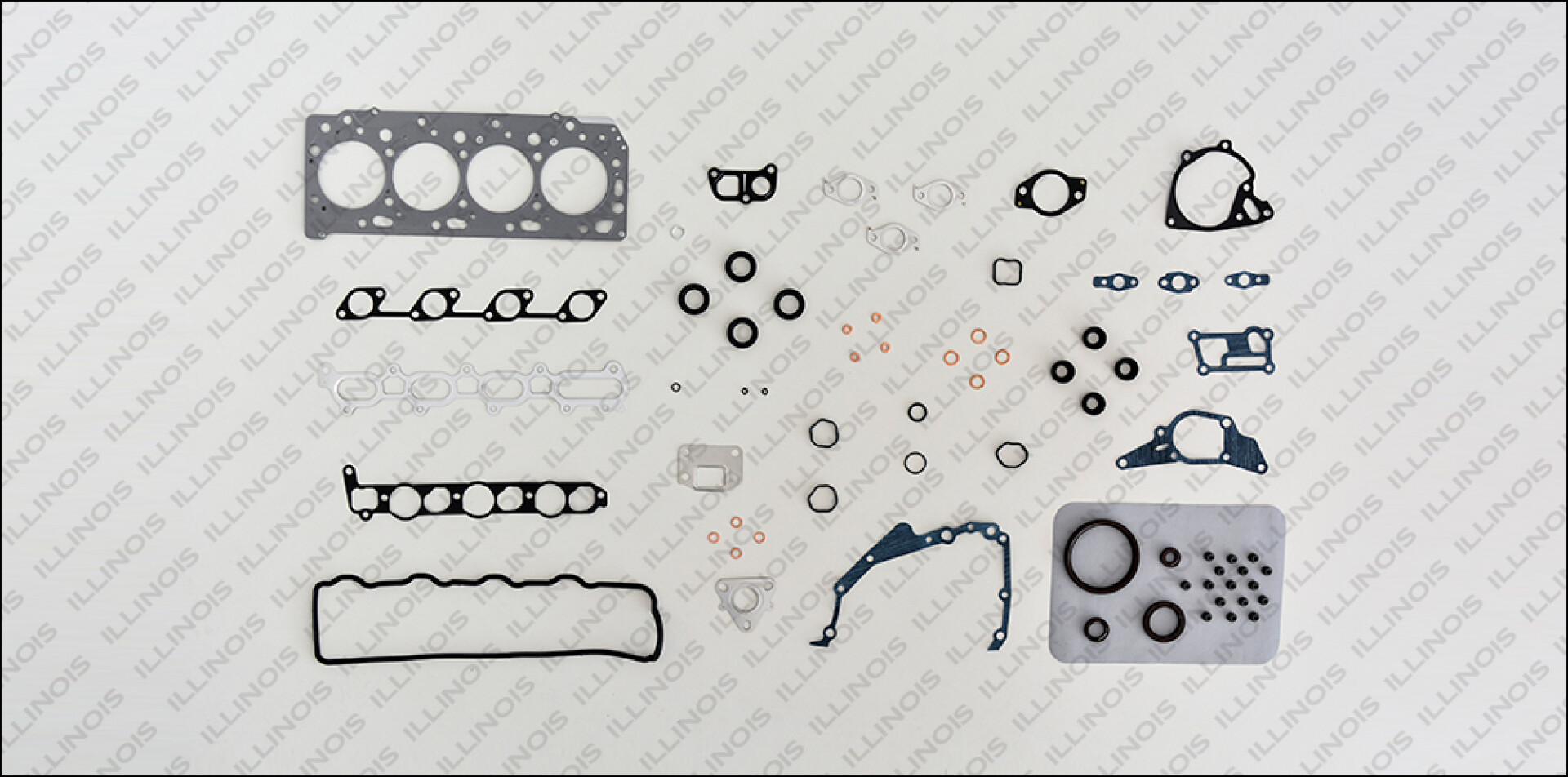 JUNTA MITSUBISHI JGO. MOTOR C-RETENES L200 L300 4D56T ILLINOIS 
