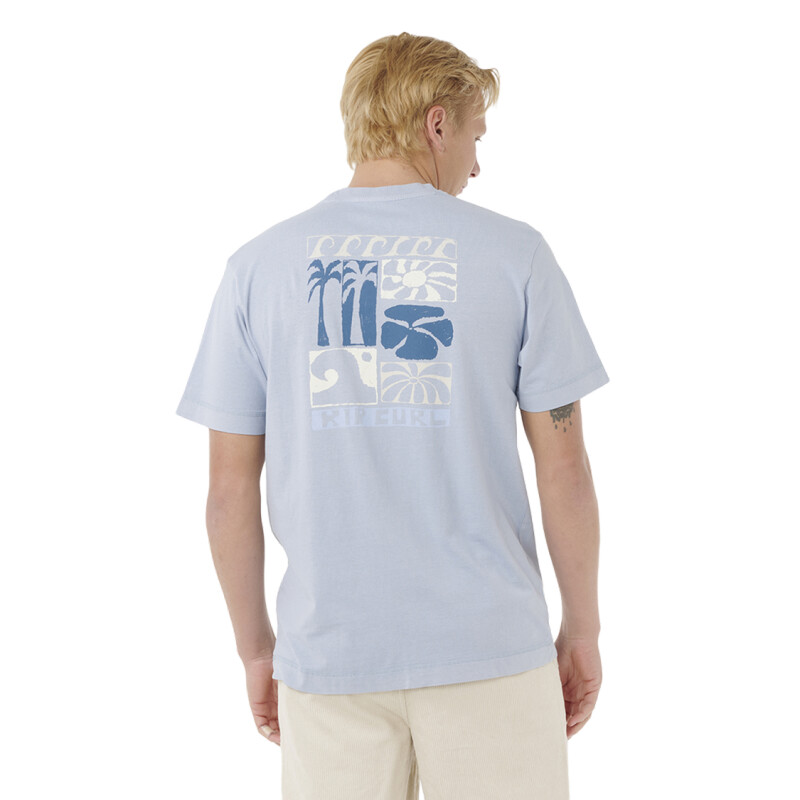 Remera Rip Curl Aots Ty Williams Coastline Tee - Celeste Remera Rip Curl Aots Ty Williams Coastline Tee - Celeste