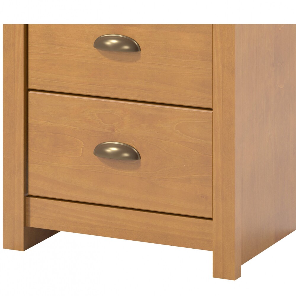 Mesa de Luz - Madera maciza - Linea Colonial Marrón