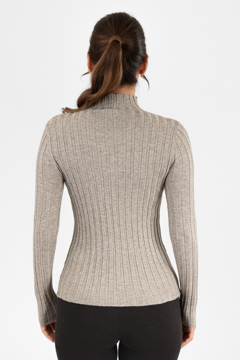 Polera tote Beige