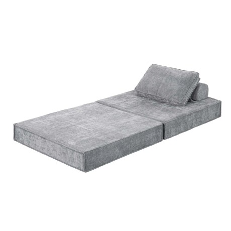 SOFÁ CAMA 1 CUERPO ESPUMA GRIS BRUMA