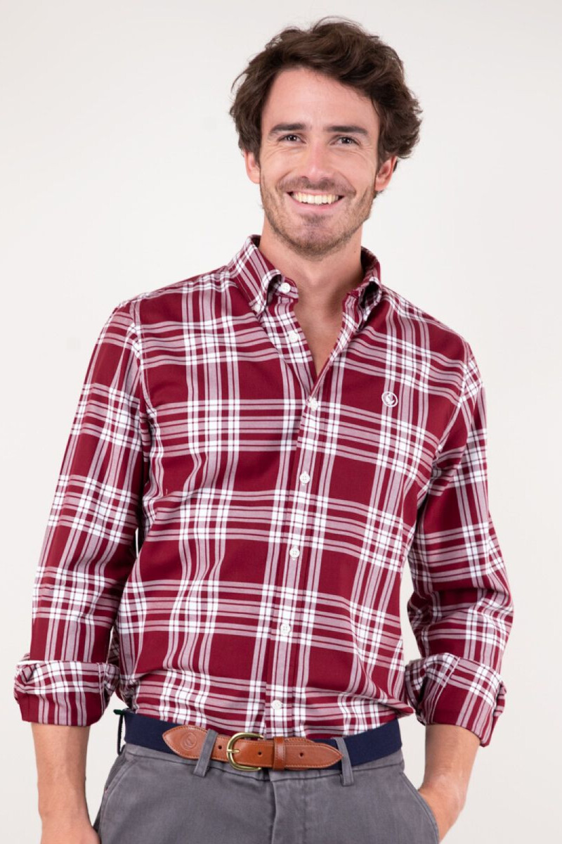 Camisa Tartán El Ganso Roja