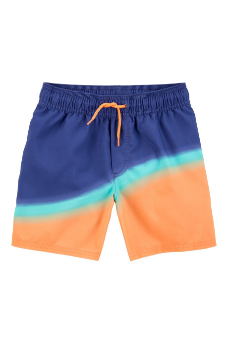 Short de baño con protección UPF 50+, estampado Sin color