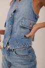 CHALECO SAMAN DENIM Azul