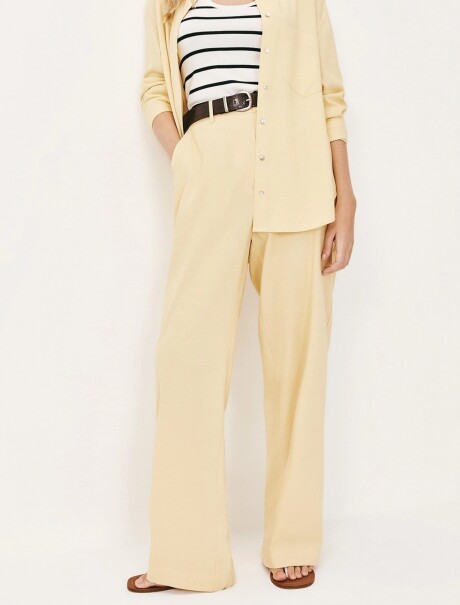 PANTALÓN RECTO BEIGE