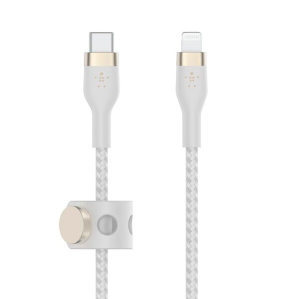 Cable Belkin USB-C / Lightning 2M Pro Flex CAA011BT2MWH Cable Belkin USB-C / Lightning 2M Pro Flex CAA011BT2MWH