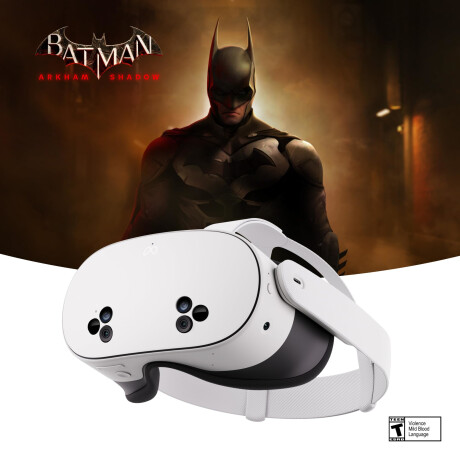 Lente De Realidad Virtual Quest 3S 256gb Wifi + Juego Batman 001