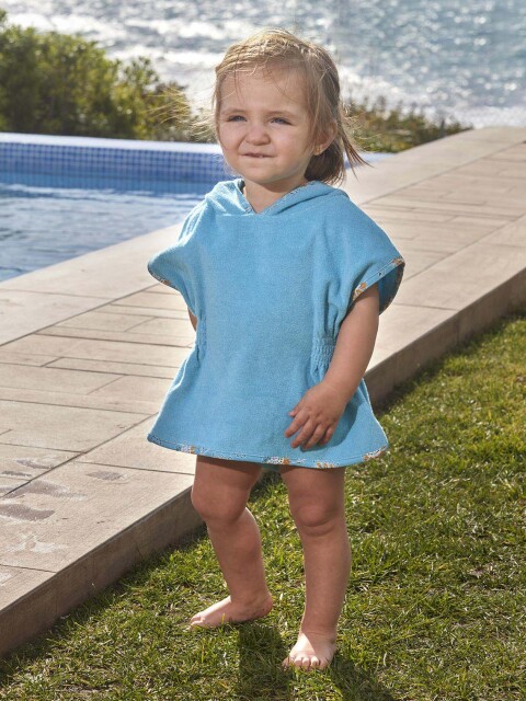 Capa De Terry Azul Claro