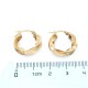 Aros torneados en oro 18k amarillo Aros torneados en oro 18k amarillo