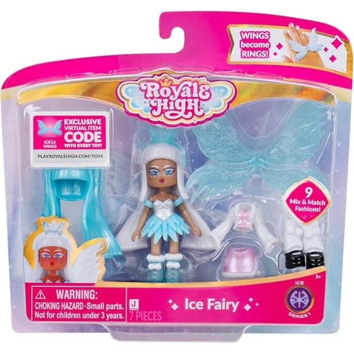 JAZWARES ROYAL HIGH MUÑECA ICE FAIRY única