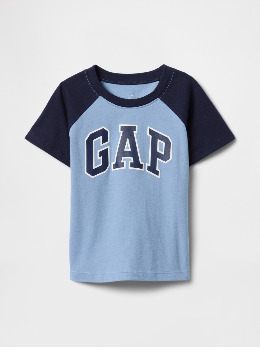 Remera Logo Gap Toddler Niño - Blue Suede 
