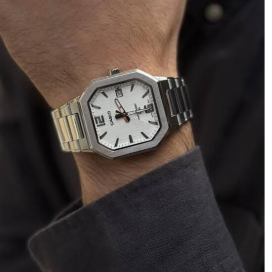 Reloj CASIO MTPB195D-7AVDF Acero Plateado Esfera 38mm 0