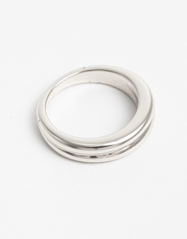Anillos Medianos y Grandes Metal Anillos - Plateado