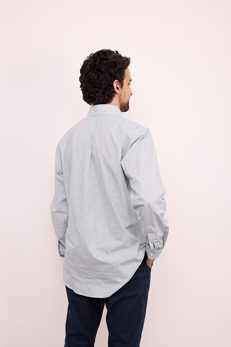Camisa Rayada Green Coast Stripes