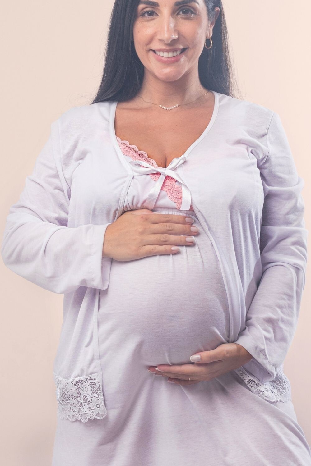 Bata Corta Natalia Blanco