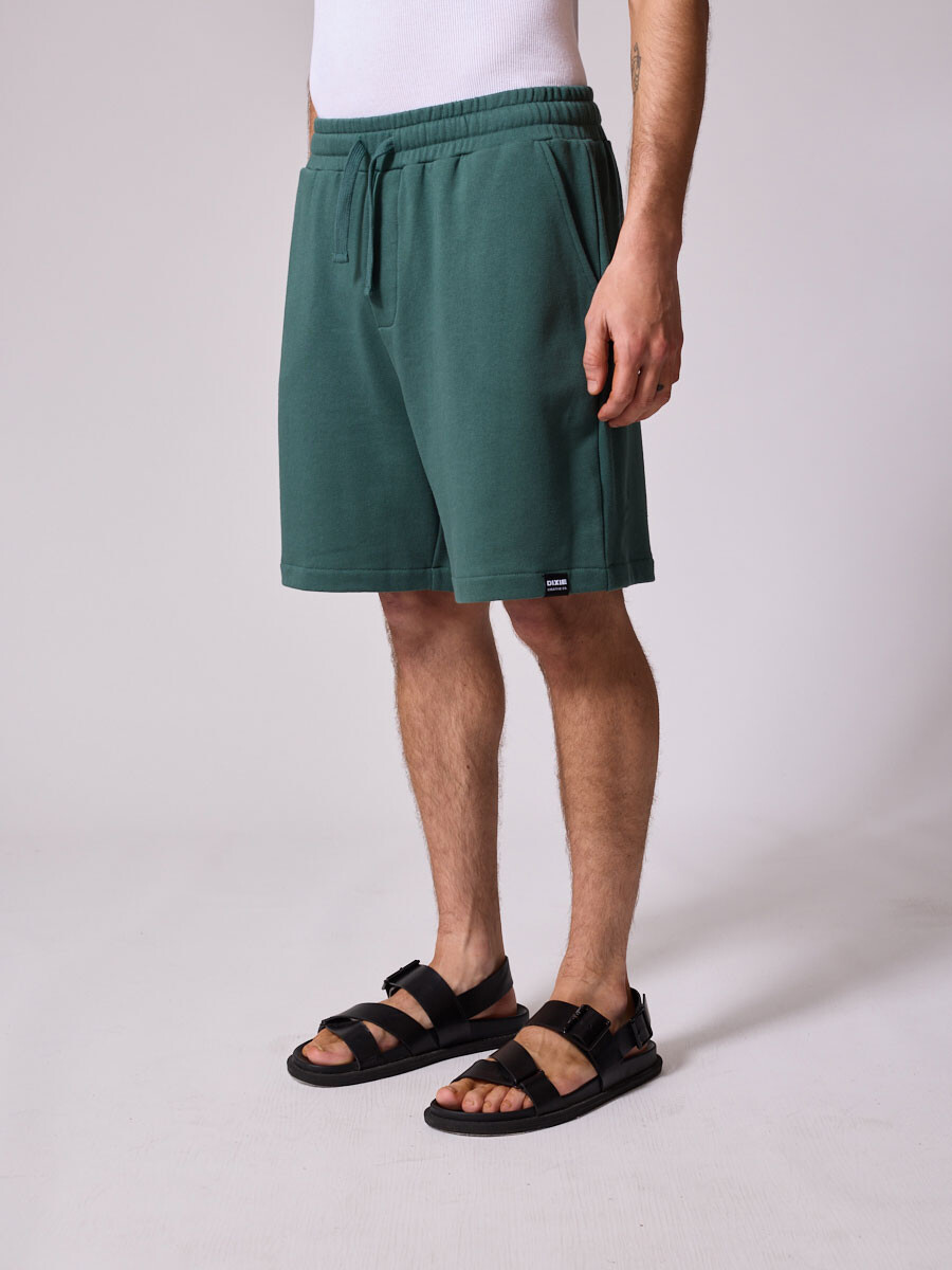BERMUDA FELPA OLEDAS26 DIXIE Verde