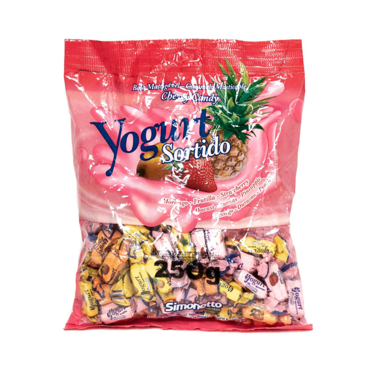 Caramelos masticables SIMONETTO X100U 300grs - Yogurt 