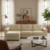 SOFA DOMINI 3 CUERPOS + CHAISE - TAPIZADO EN CUERO VACUNO COLOR PERLA SOFA DOMINI 3 CUERPOS + CHAISE - TAPIZADO EN CUERO VACUNO COLOR PERLA