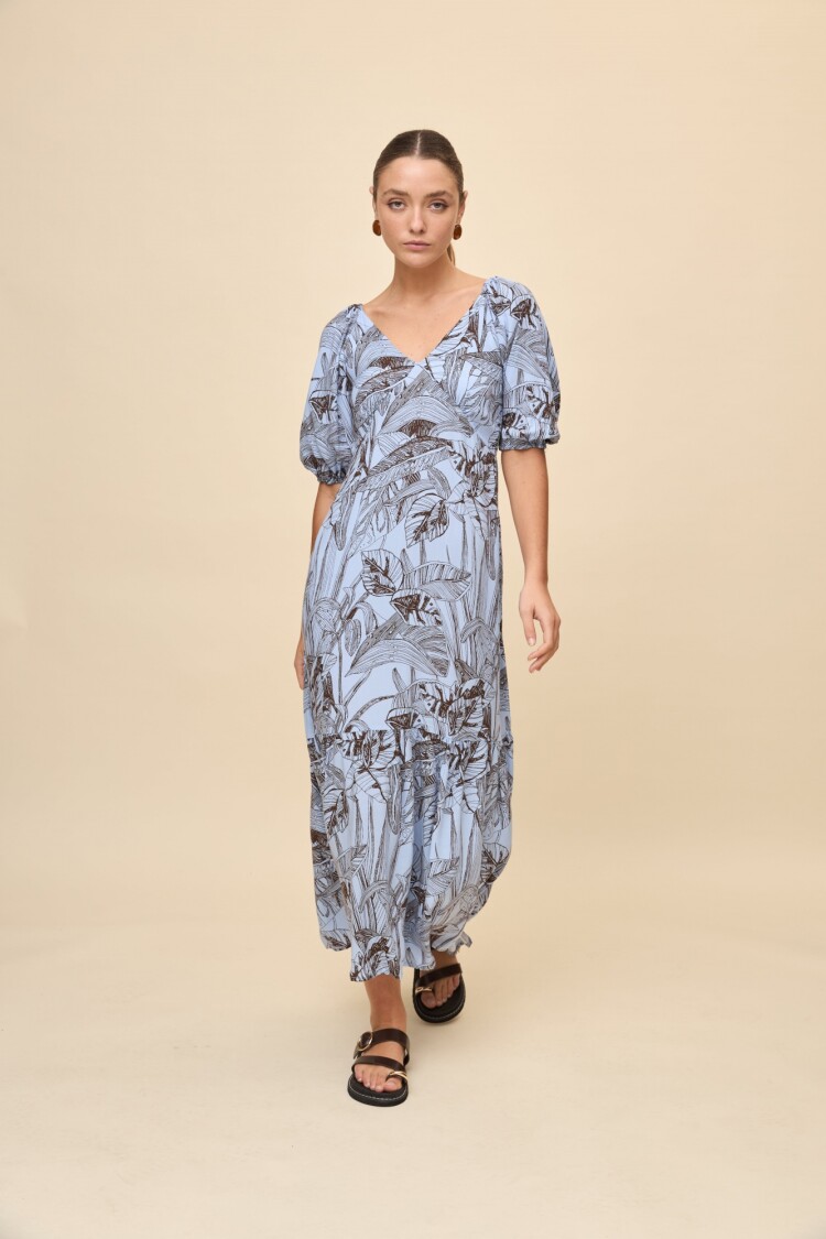 VESTIDO MAVA Celeste
