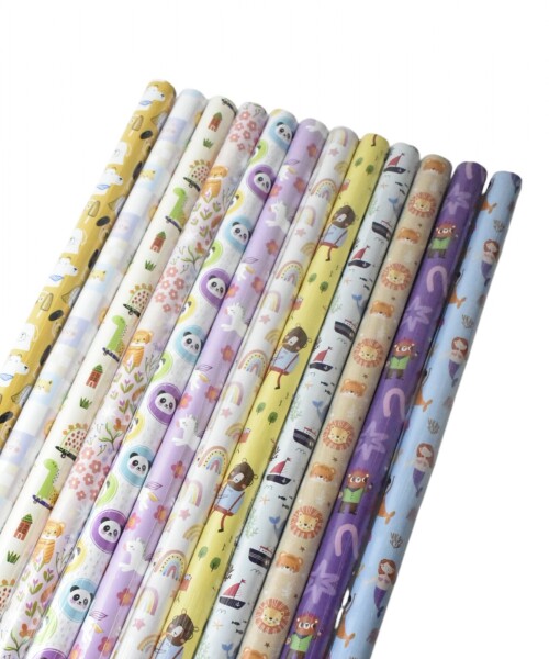 Papel de regalo - infantiles 70 x100 cm SURTIDO FANTASIA