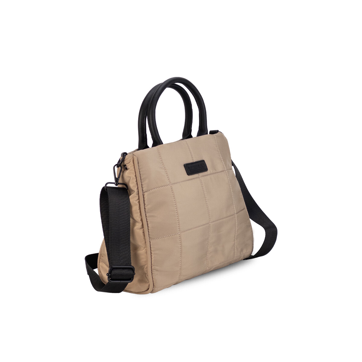 CARTERA AURA - TOSTADO C/ NEGRO 