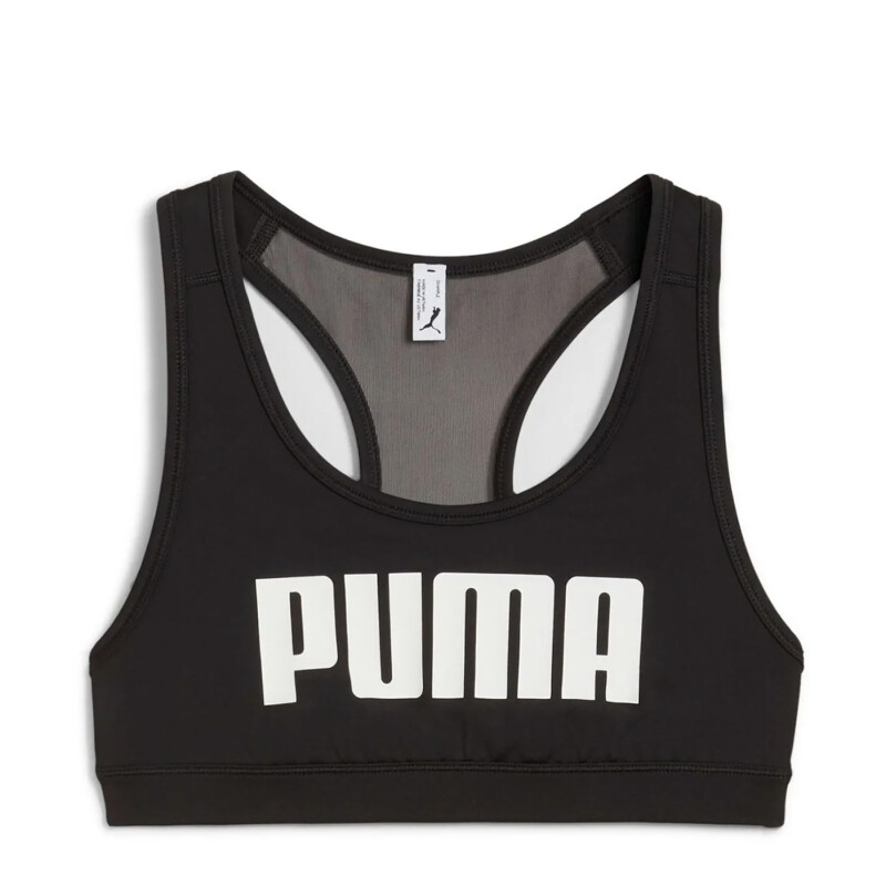 Musculosa de Mujer Puma Negro - Blanco