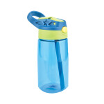 Botella Infantil Con Pico Automático Verde Y Azul