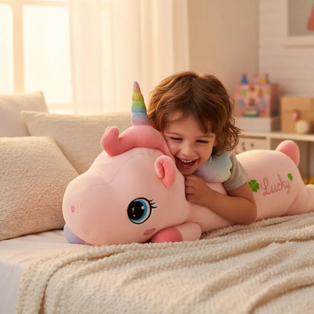 Peluche/almohada Unicornio Mediano. Peluche/almohada Unicornio Mediano.