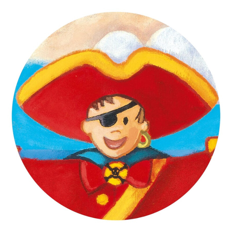 Puzzle Silueta Pirata y Tesoro Djeco Puzzle Silueta Pirata y Tesoro Djeco