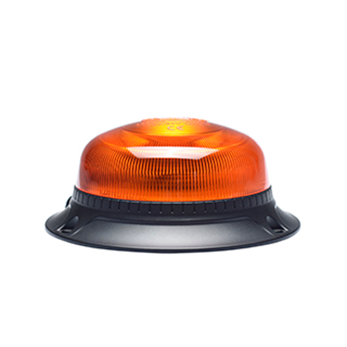 SEÑALIZACION - BALIZA AMBAR SOMBRERO 18 LED 12-24V D=11CM H=4CM - 