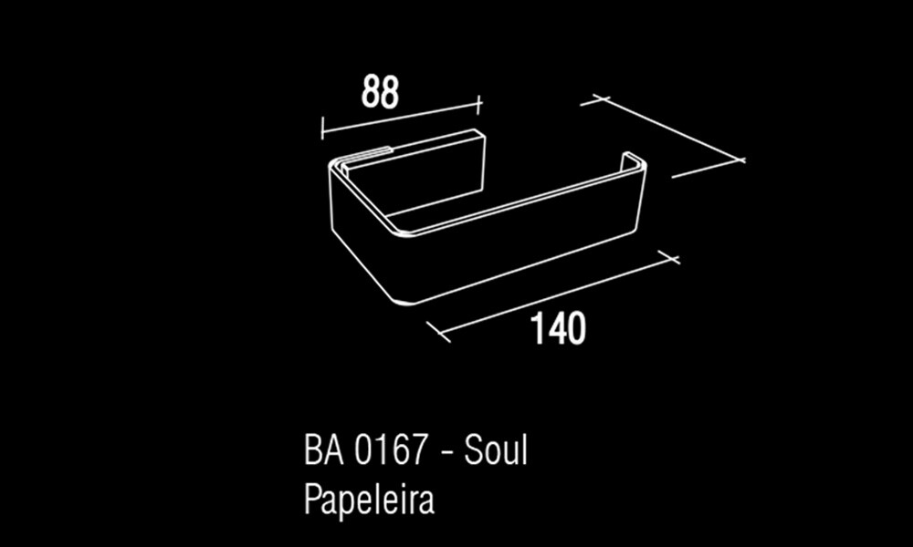 Soporte para papel BA0167.L00 oro rosé Soporte Para Papel Ba0167.l00 Oro Rosé
