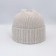 Gorro de lana beige