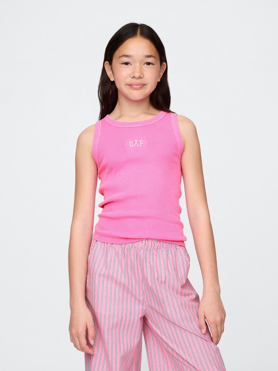 Musculosa Logo Gap Niña - Standout Pink 