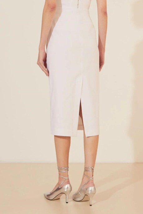 Falda Madelyn Blanco