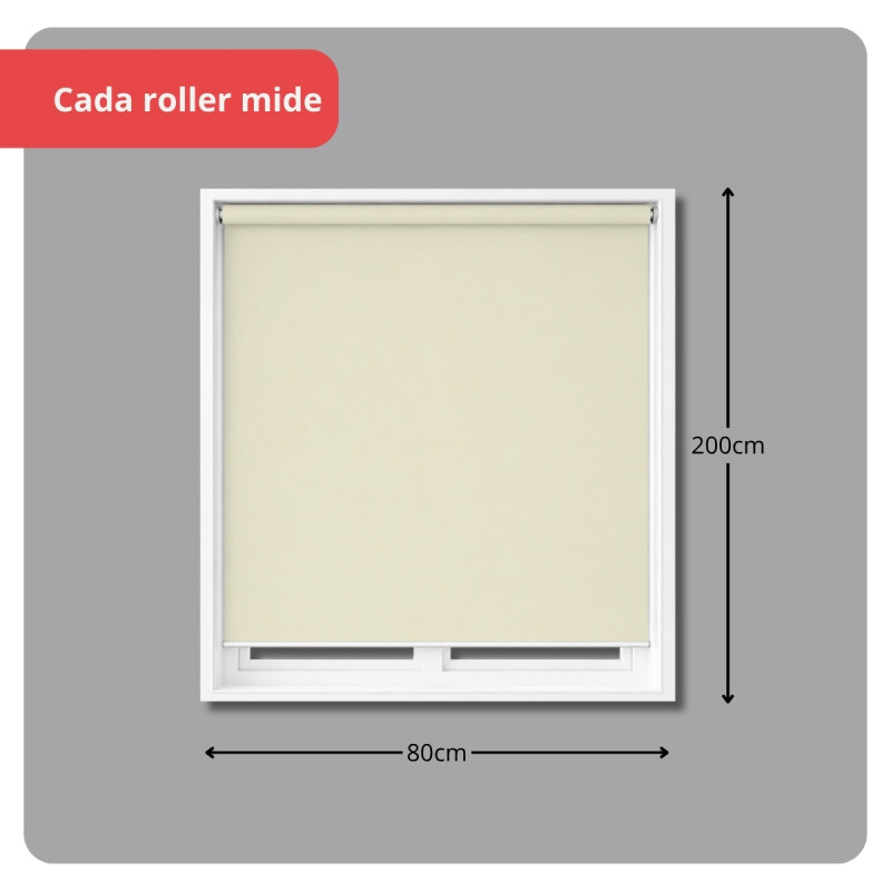 Cortina roller blackout 80 x 200 cm ARENA