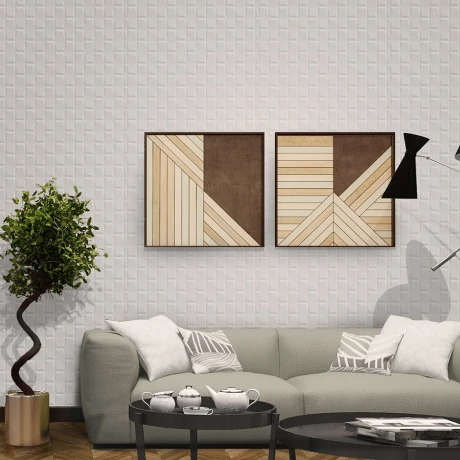 Ceramica Simil Bricks Blanca 32X57Cm Pared BLANCO
