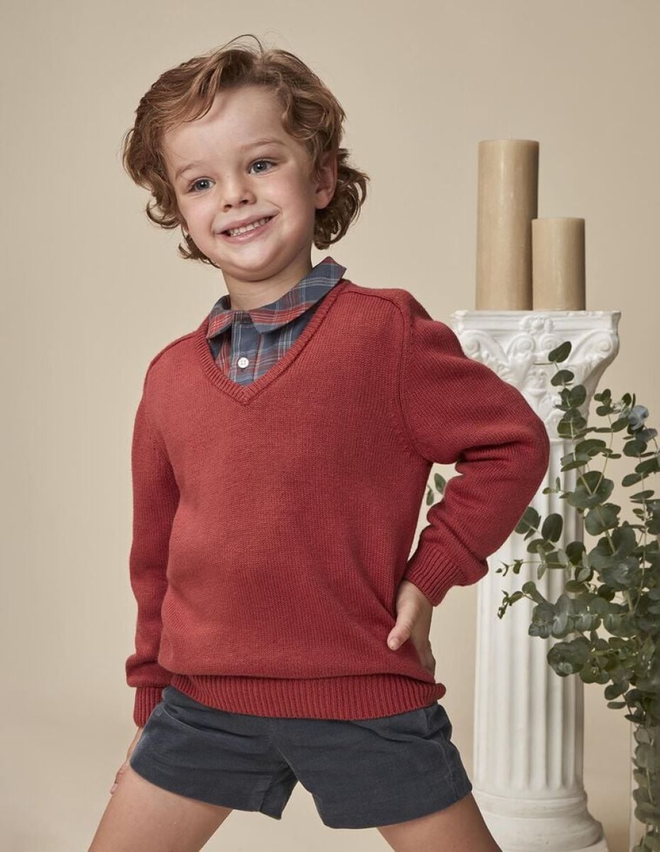 Jersey Basico Smart - Coral Oscuro 