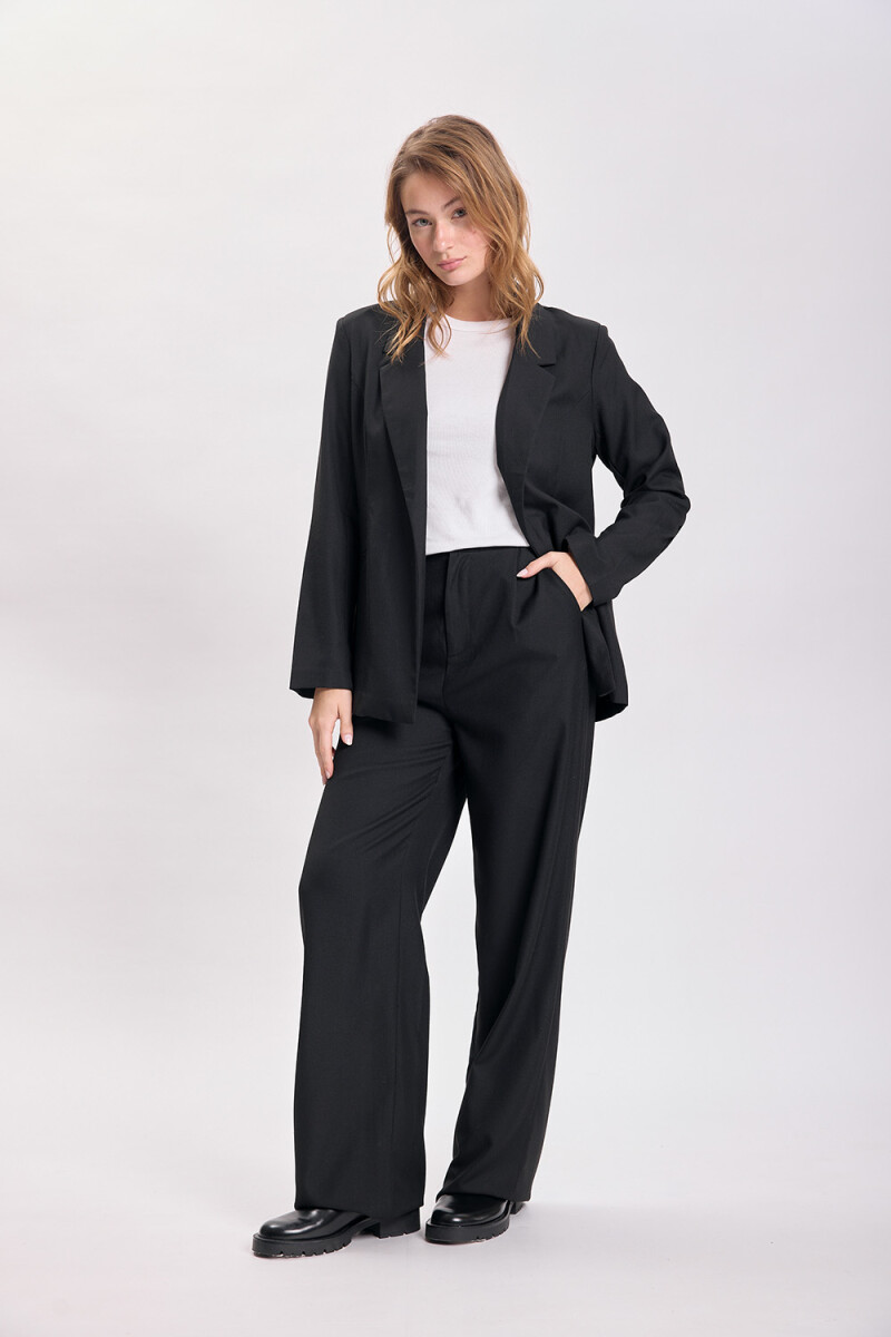 Pantalón de vestir ancho Negro