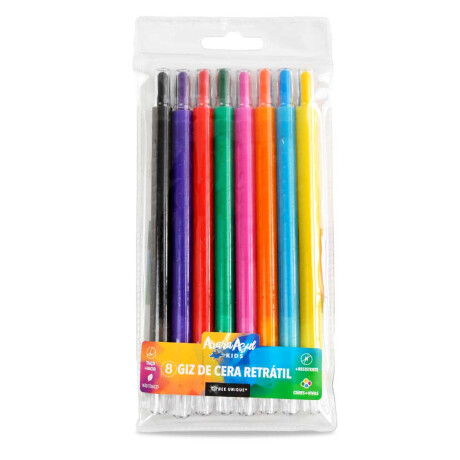 CRAYOLA X8PCS FINAS LARGA RETRACTIL ARARA AZUL 27627 CRAYOLA X8PCS FINAS LARGA RETRACTIL ARARA AZUL 27627