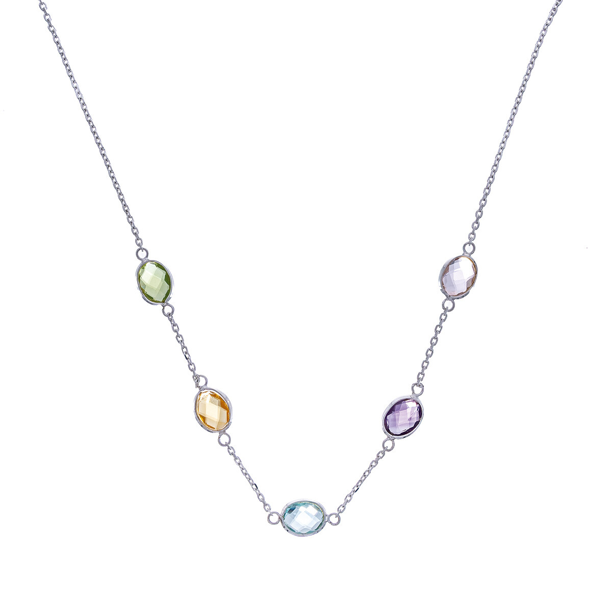 Gargantilla de Plata 925 con piedras 