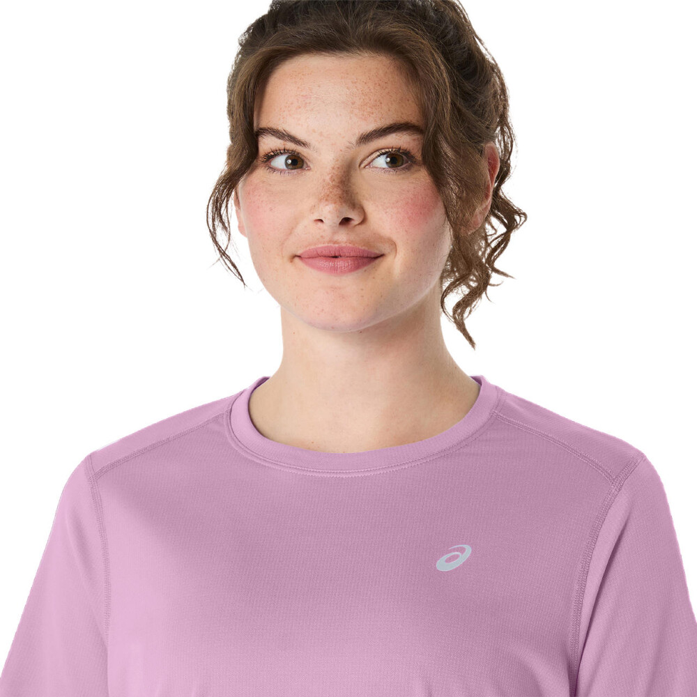 Polo Running Asics Silver SS Top Mujer Hazy Lilac