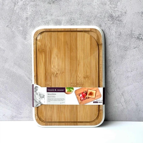 Tabla Bambú Rectangular de Cocina 35cm x 25cm x 1.2cm Tabla Bambú Rectangular de Cocina 35cm x 25cm x 1.2cm